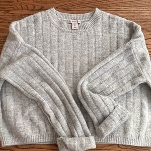 Sincerely Jules grey knit sweater, large